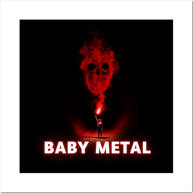 babymetal ll flame on Wall Art by pesidsg